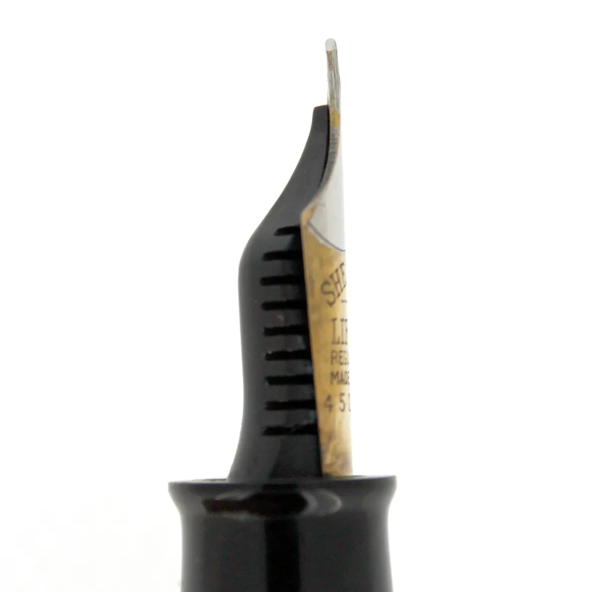 1936 SHEAFFER OVERSIZE GOLDEN PEARL BALANCE FOUNTAIN PEN RESTORED NEAR MINT