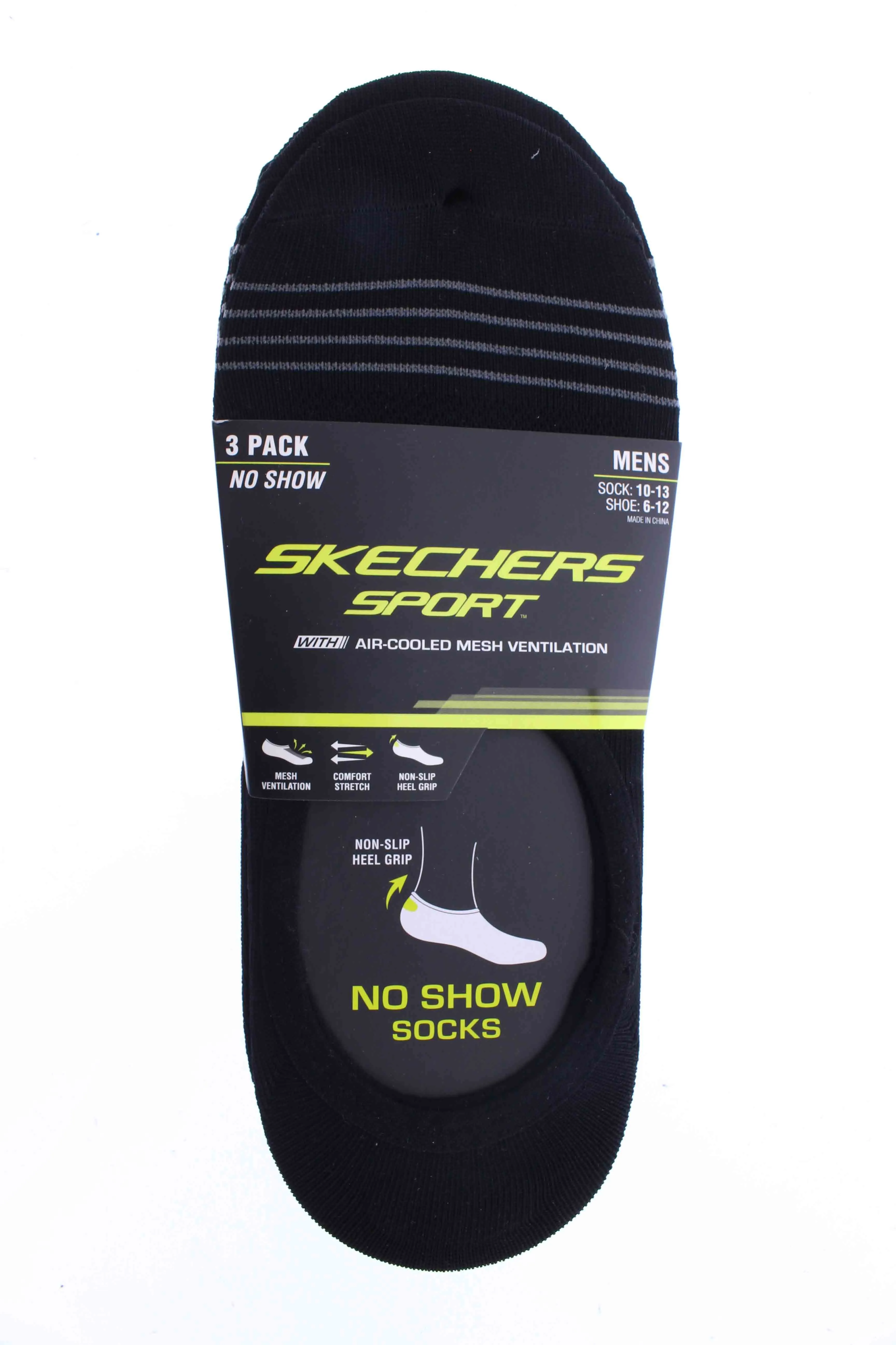 3PK MENS NON TERRY NO SHOW LINER