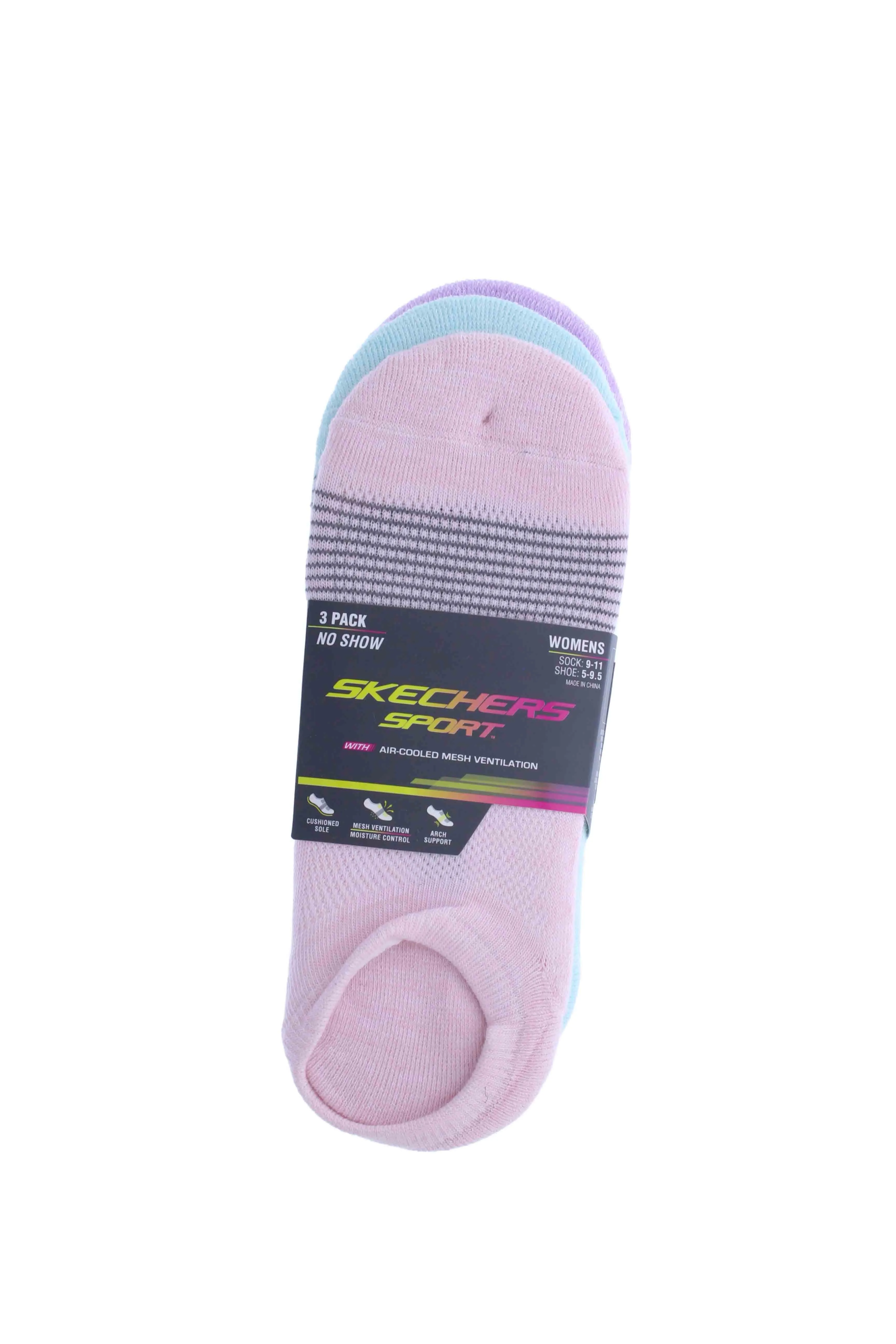 3PK WOMENS 1/2 TERRY SUPER NO SHOW