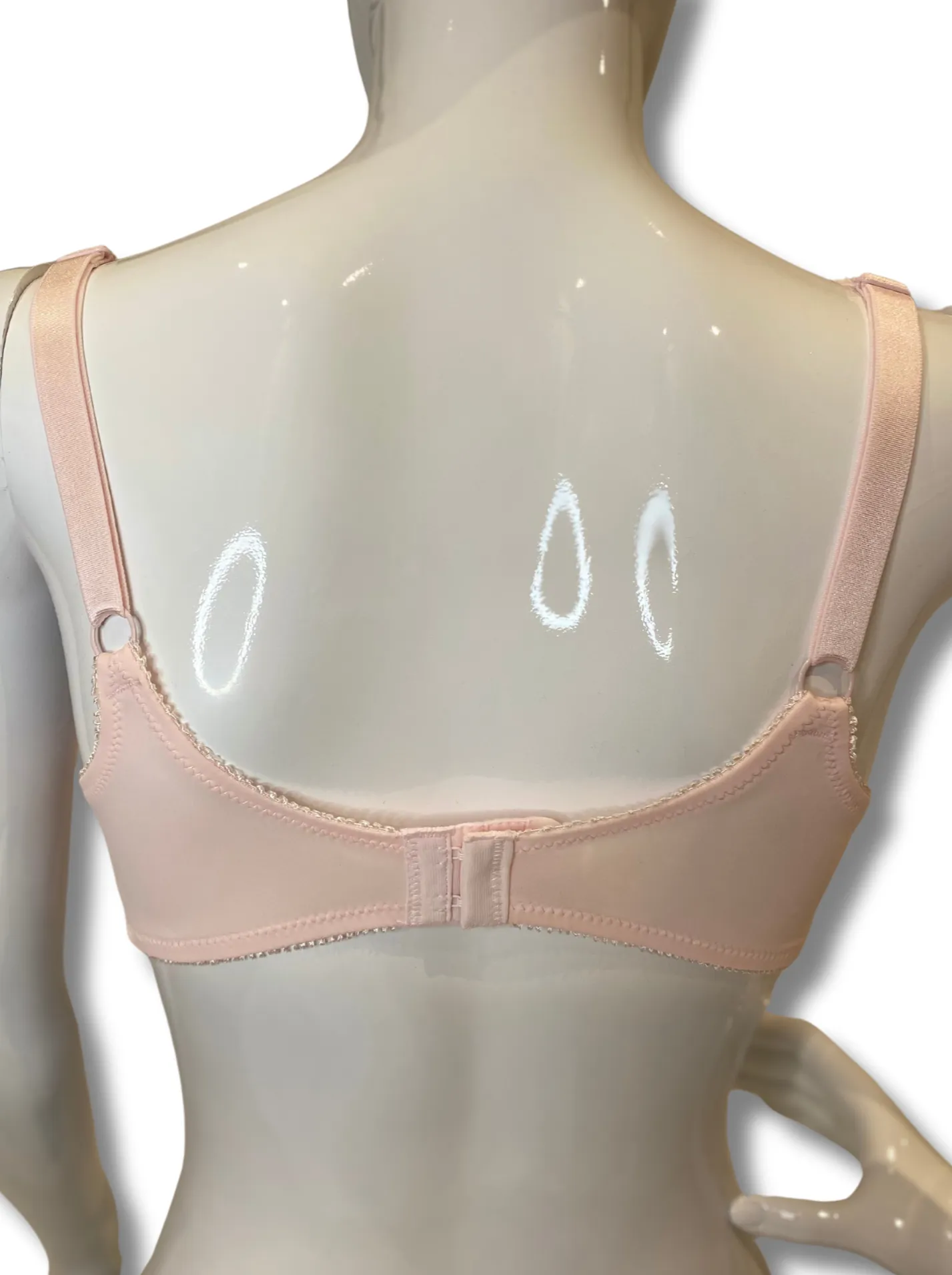 ABC Lace Front Mastectomy Bra - Pale Pink