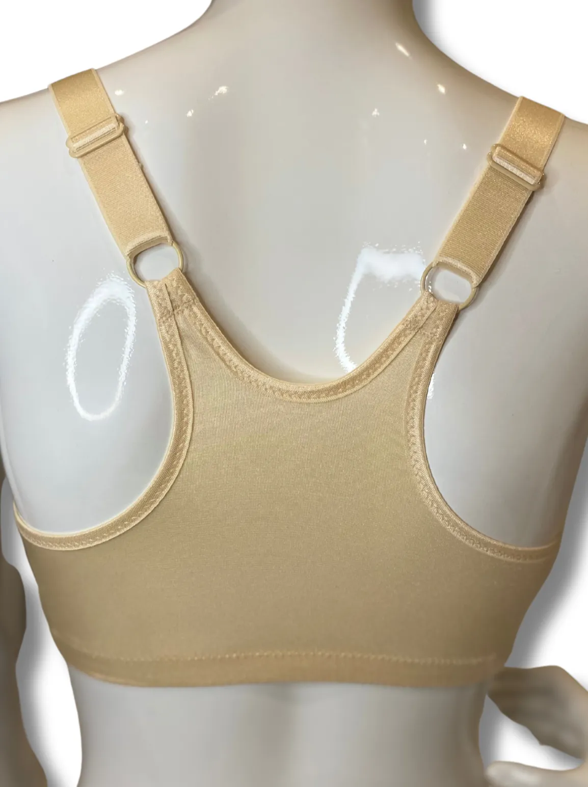 ABC Rose Contour Front Fastening Mastectomy Bra - Beige