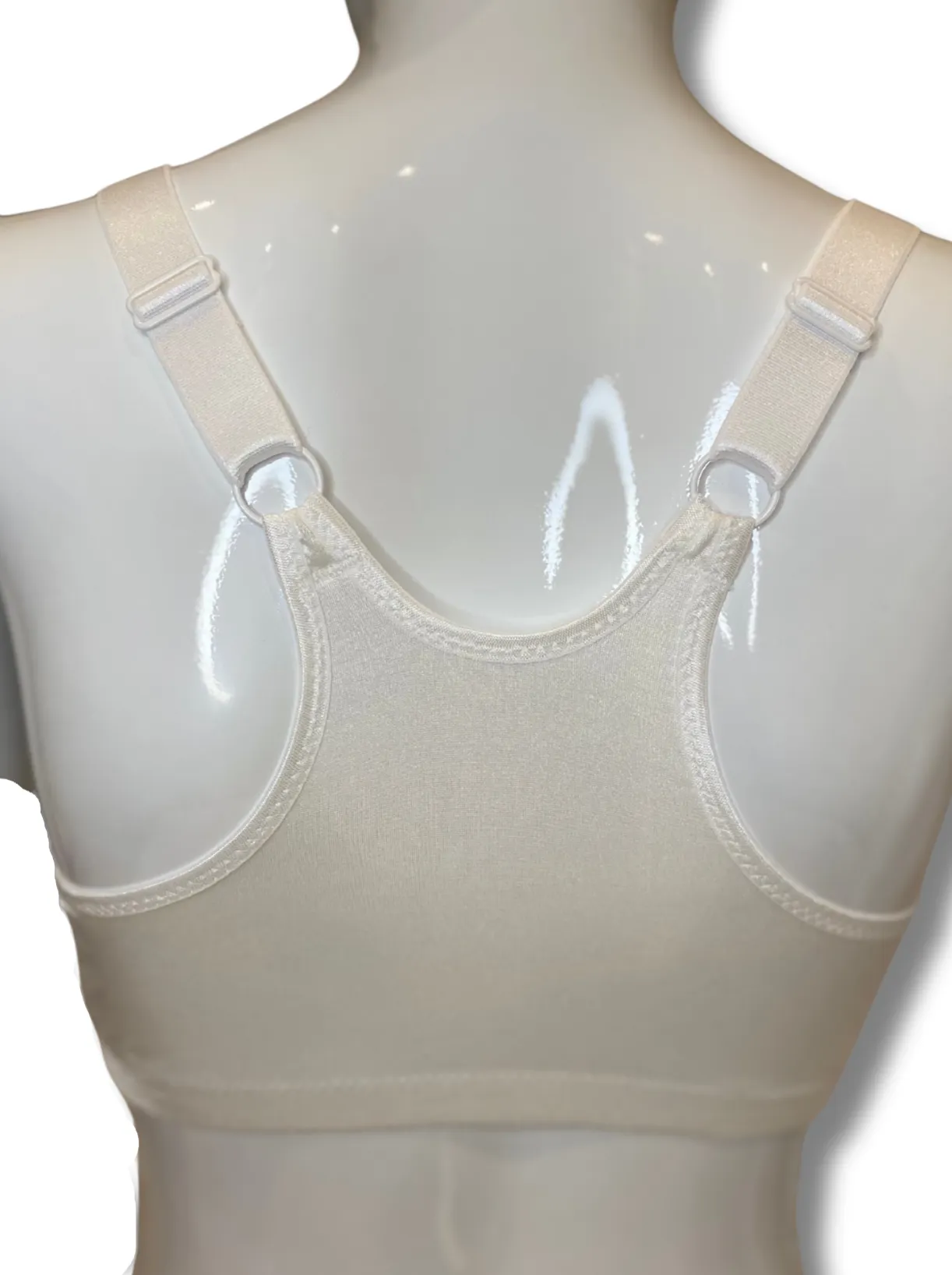 ABC Rose Contour Front Fastening Mastectomy Bra - White