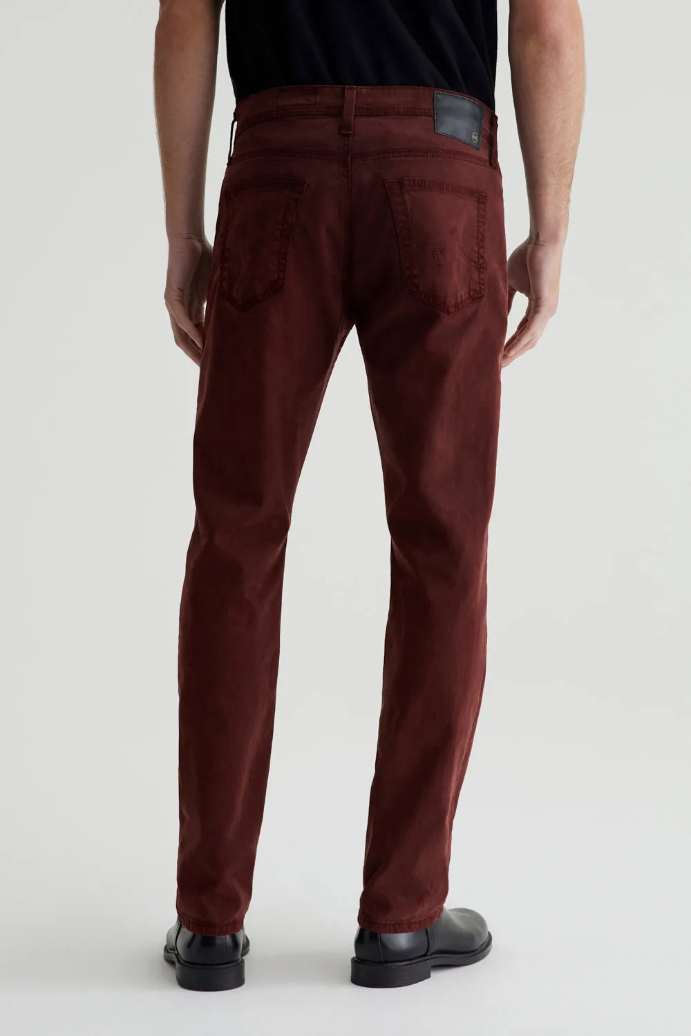 AG Adriano Goldschmied Tellis Modern Slim Sueded Stretch Sateen Pants