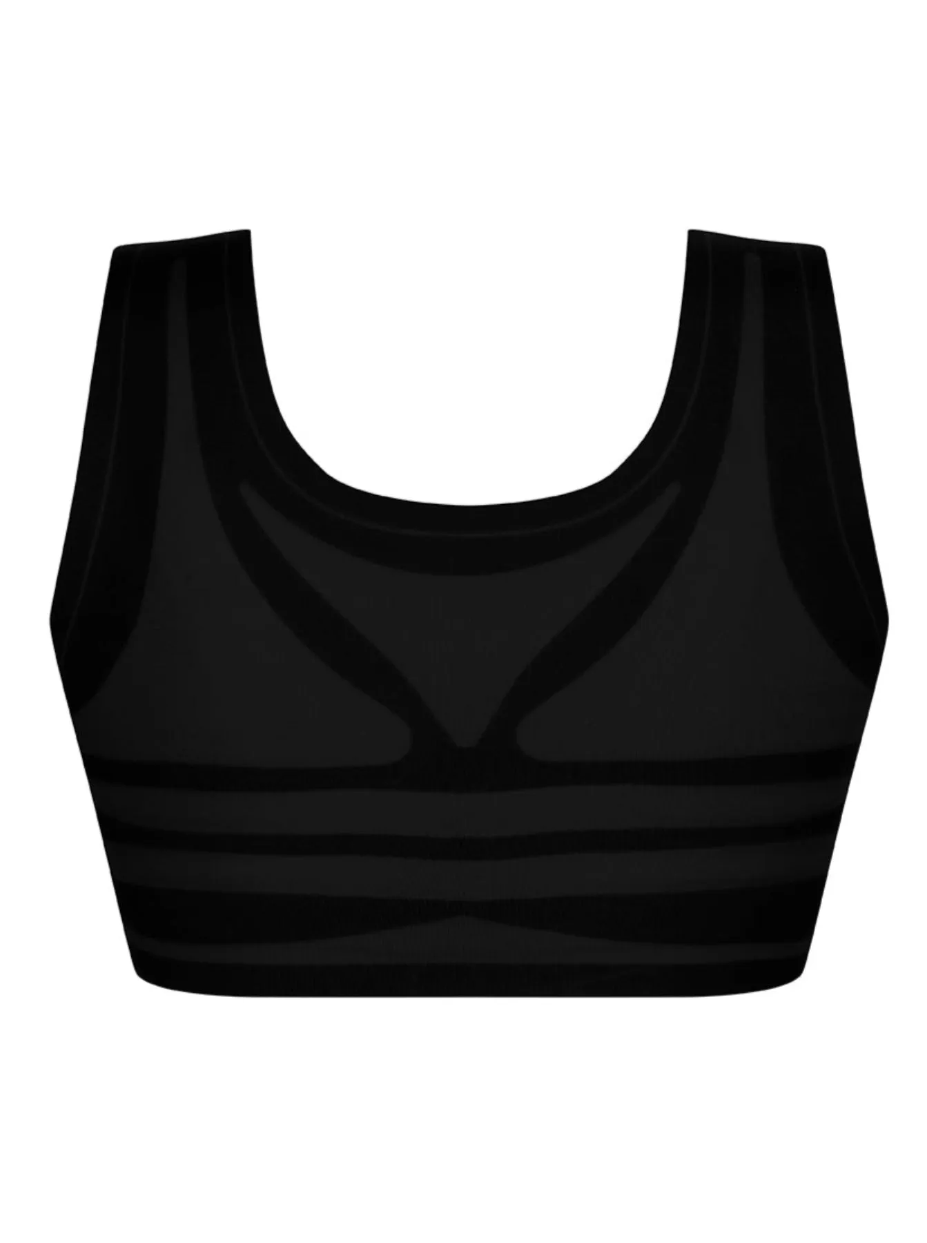 Amoena Lymph Flow Front Closure Soft Bra - Black