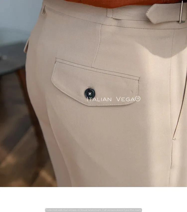 Classic Buckle Gurkha Pants by Italian Vega™