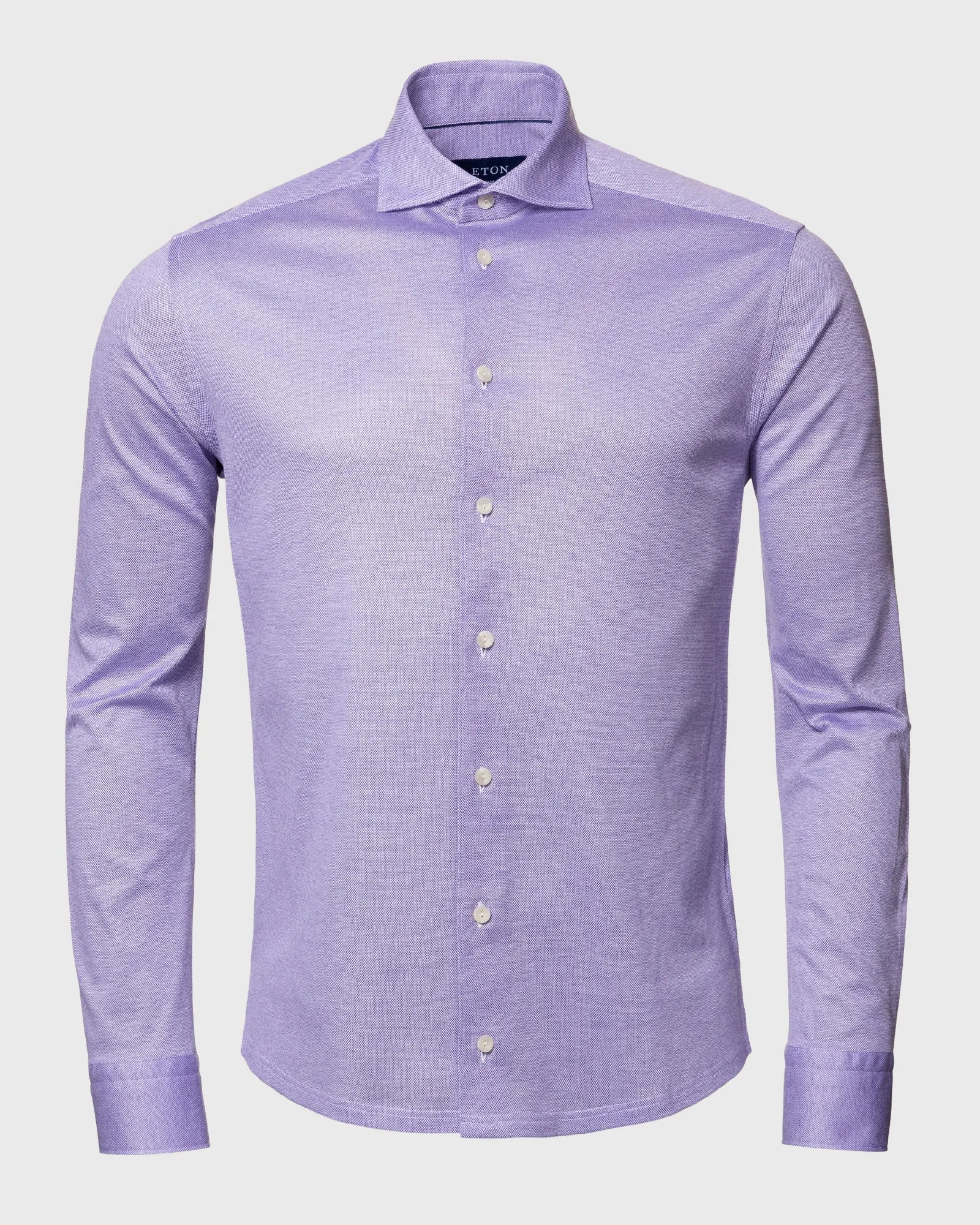 ETON 10000264274 VIOLET SLIM SC PIQUE SHIRT