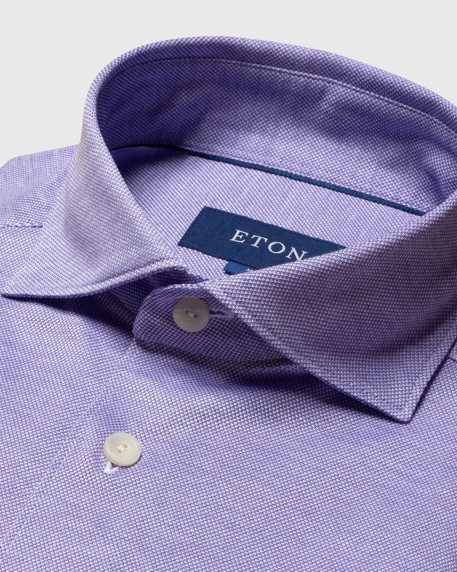 ETON 10000264274 VIOLET SLIM SC PIQUE SHIRT