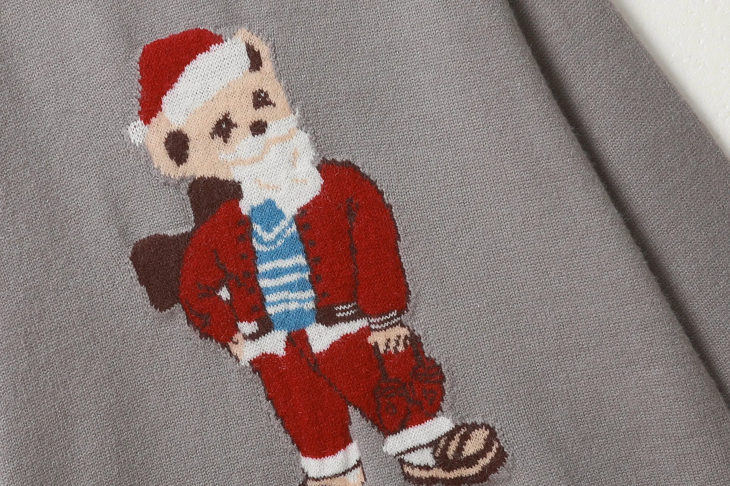 Faire Echo Slim-Fit Santa Knit Sweater