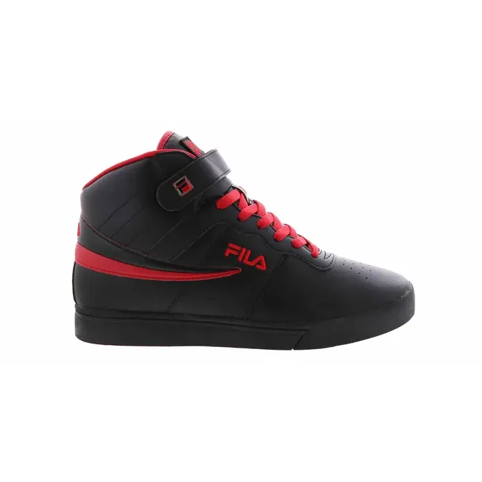 Fila Men's Vulc 13 Mid Plus Shoes - Black / Red