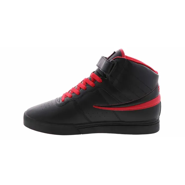 Fila Men's Vulc 13 Mid Plus Shoes - Black / Red