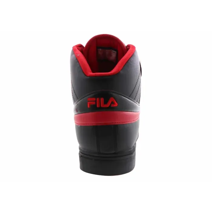 Fila Men's Vulc 13 Mid Plus Shoes - Black / Red