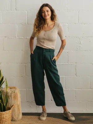 Haruku Pants Forest Green