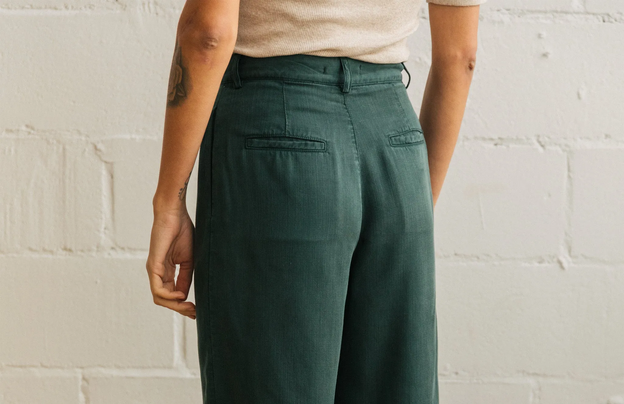 Haruku Pants Forest Green