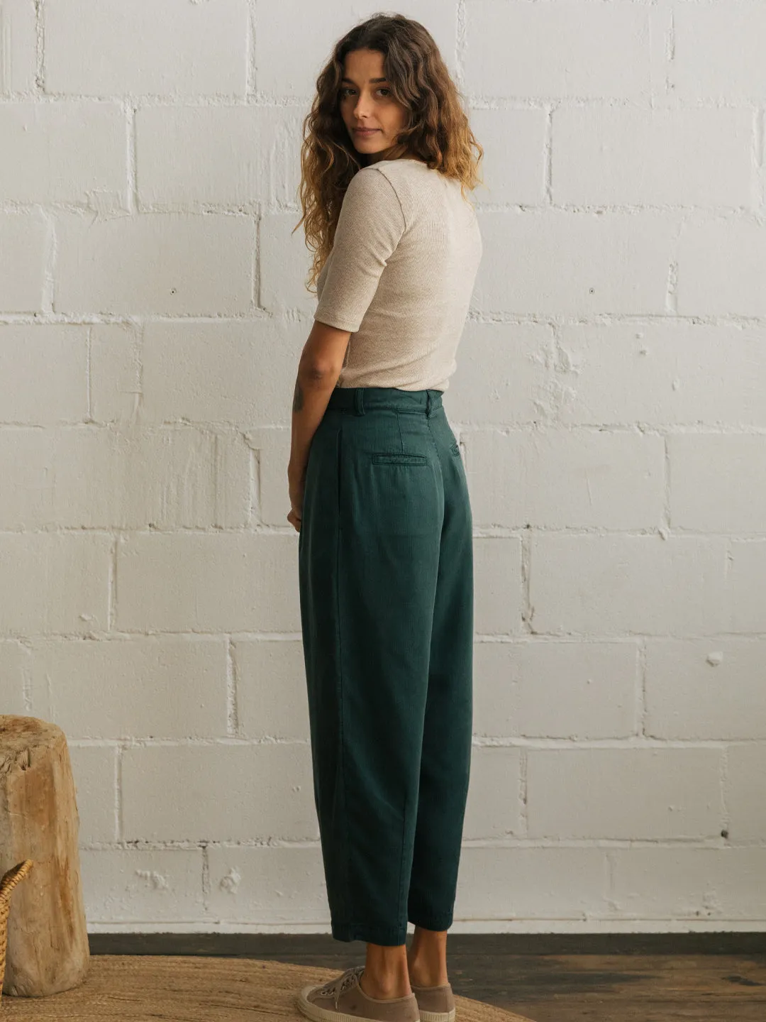 Haruku Pants Forest Green