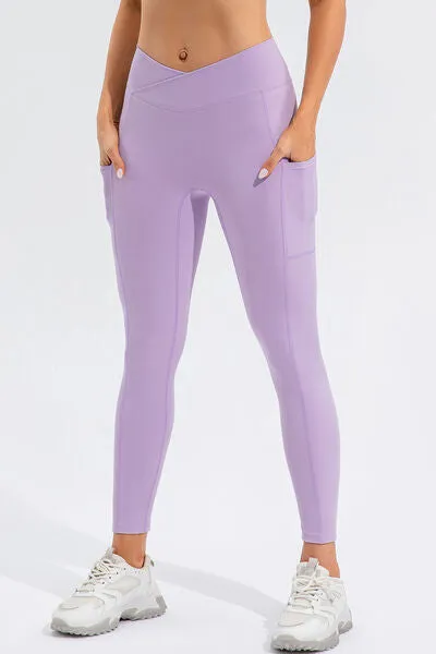 High Waist Active Leggings with Pockets