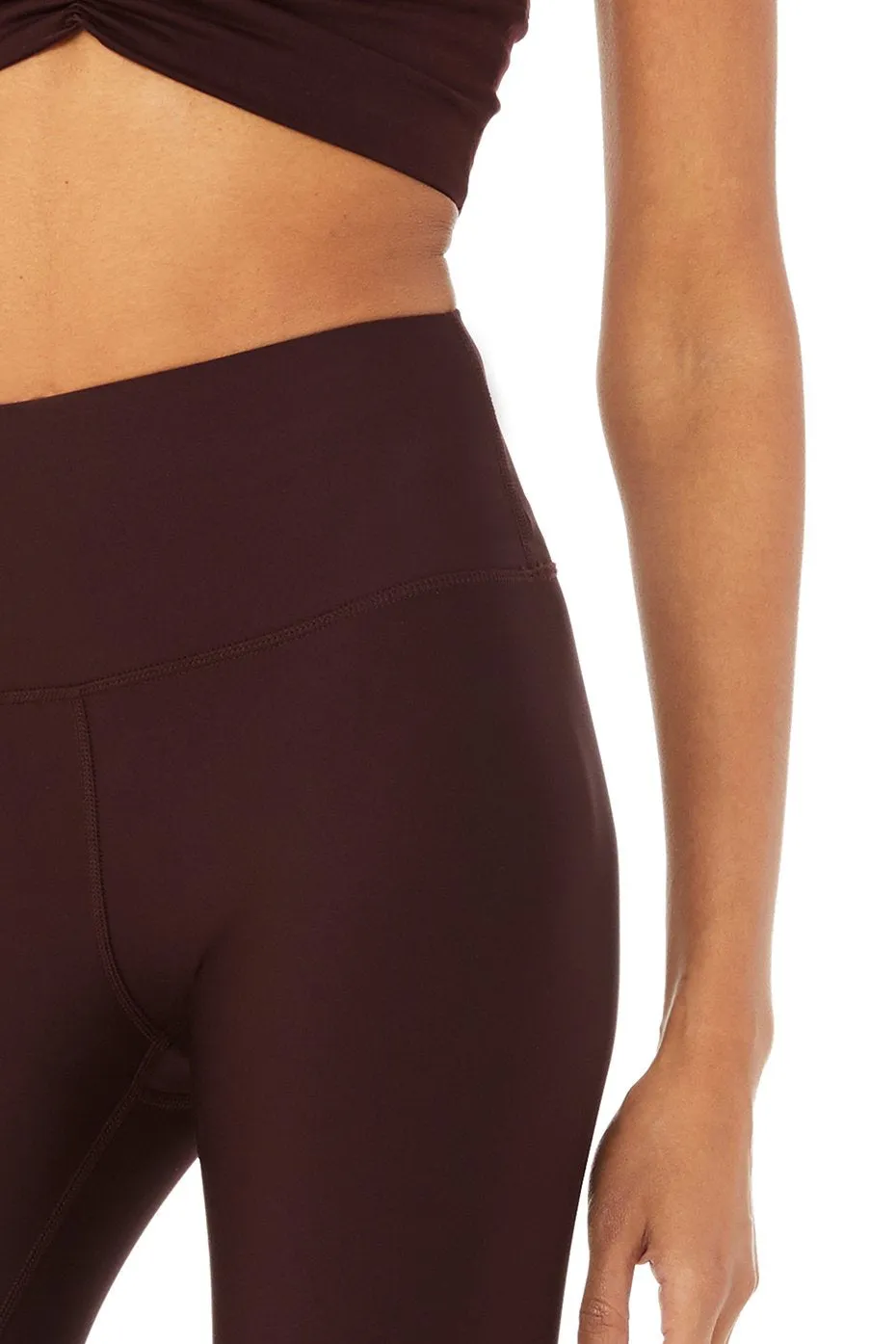 High-Waist Airlift Legging - Oxblood