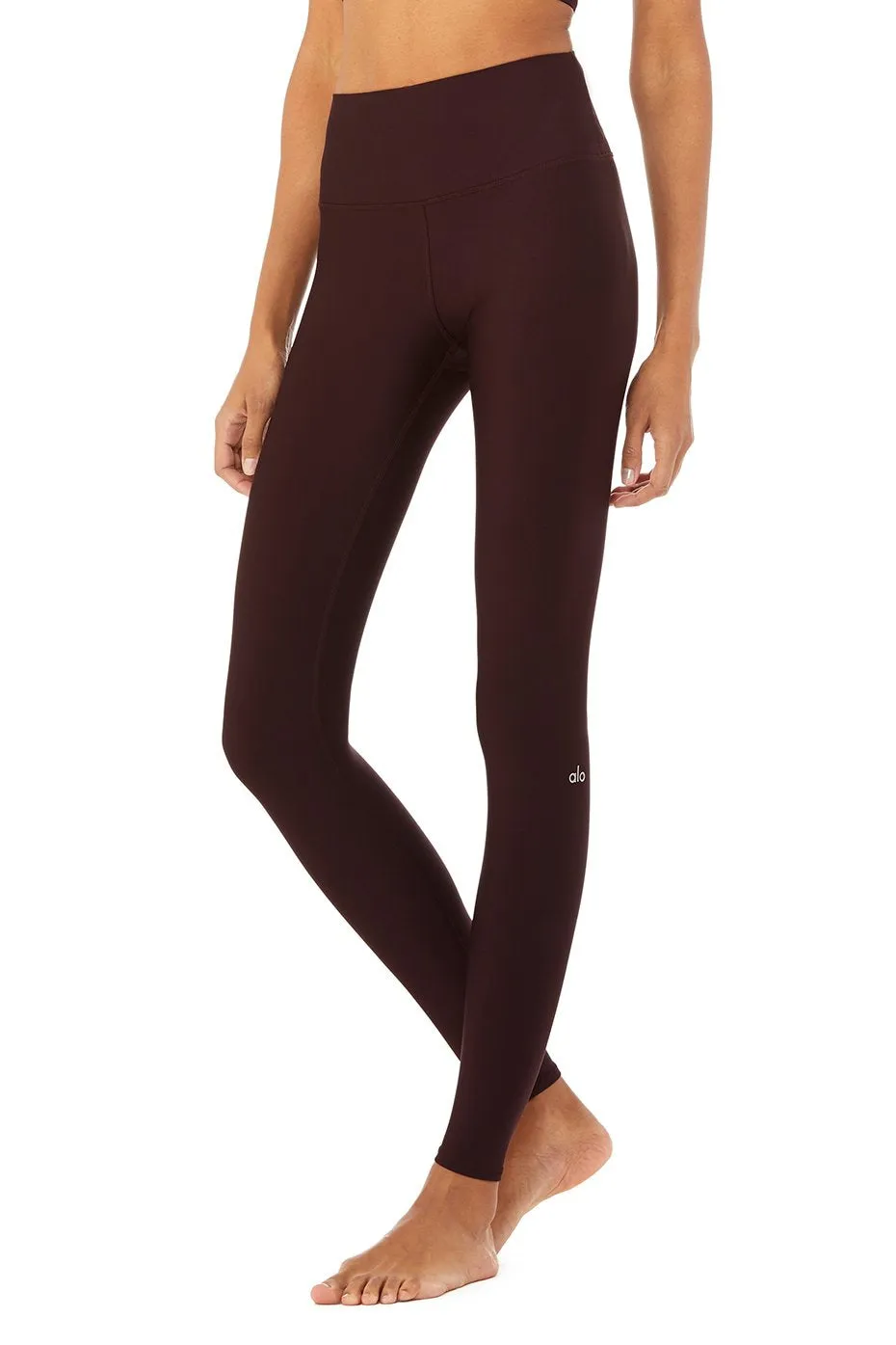 High-Waist Airlift Legging - Oxblood