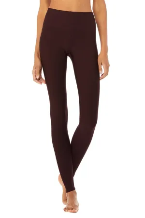 High-Waist Airlift Legging - Oxblood