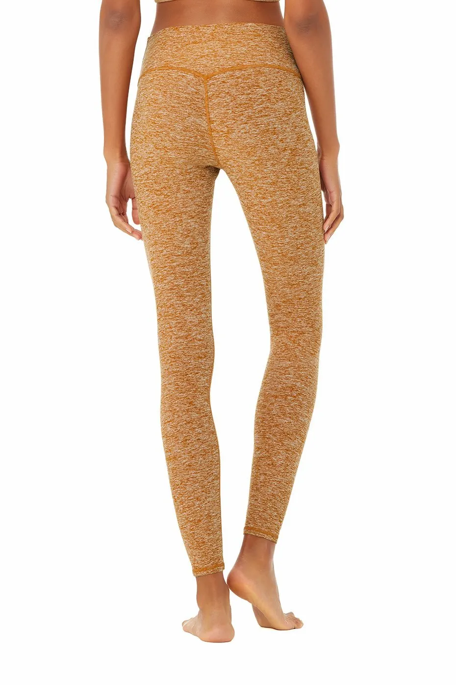 High-Waist Alosoft Highlight Legging - Bronze Heather