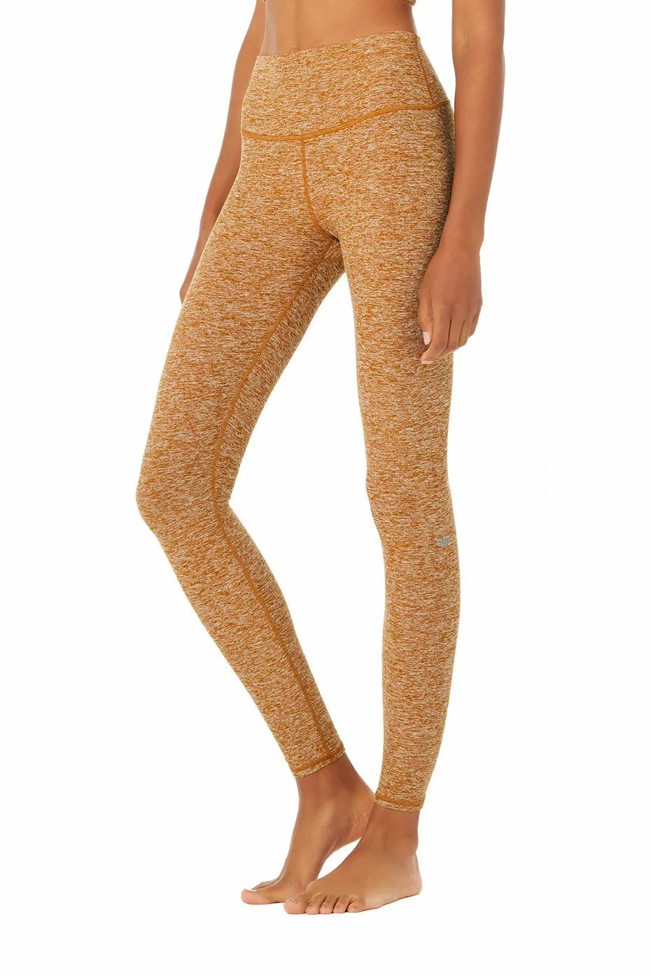 High-Waist Alosoft Highlight Legging - Bronze Heather