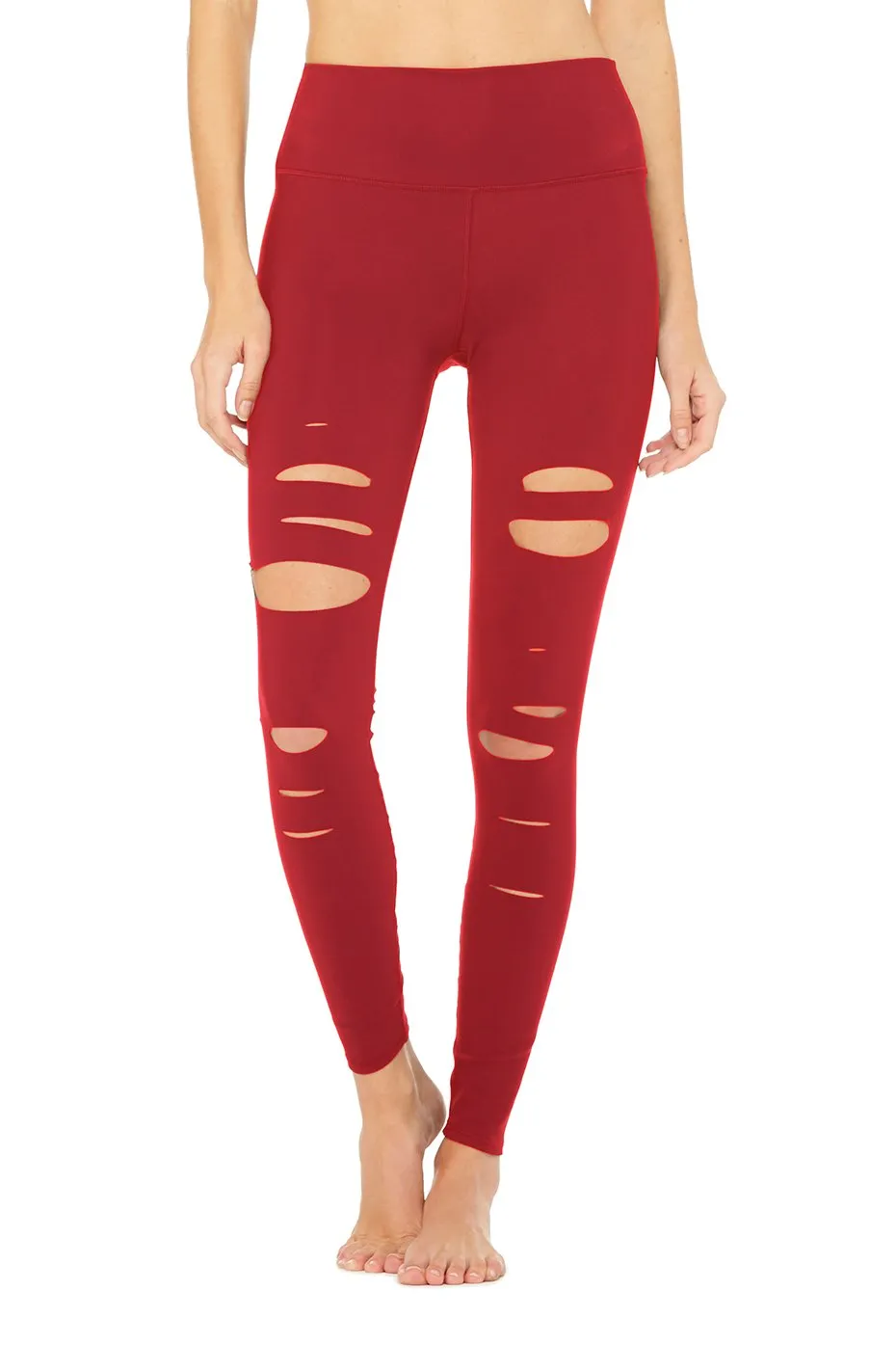High-Waist Ripped Warrior Legging