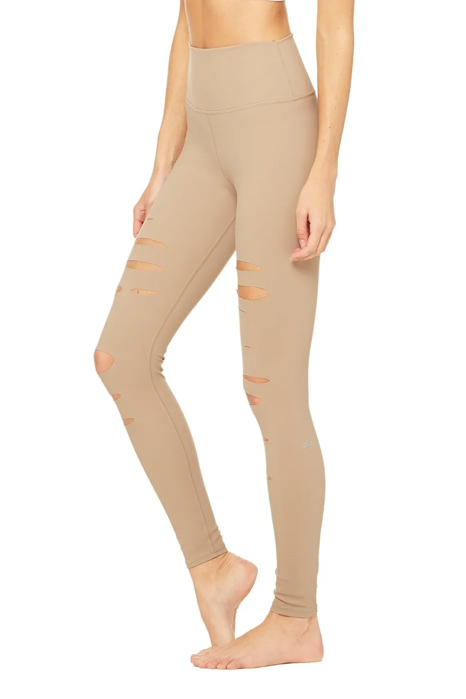 High-Waist Ripped Warrior Legging