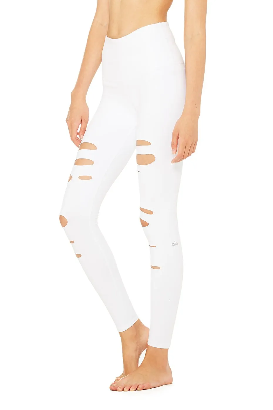 High-Waist Ripped Warrior Legging