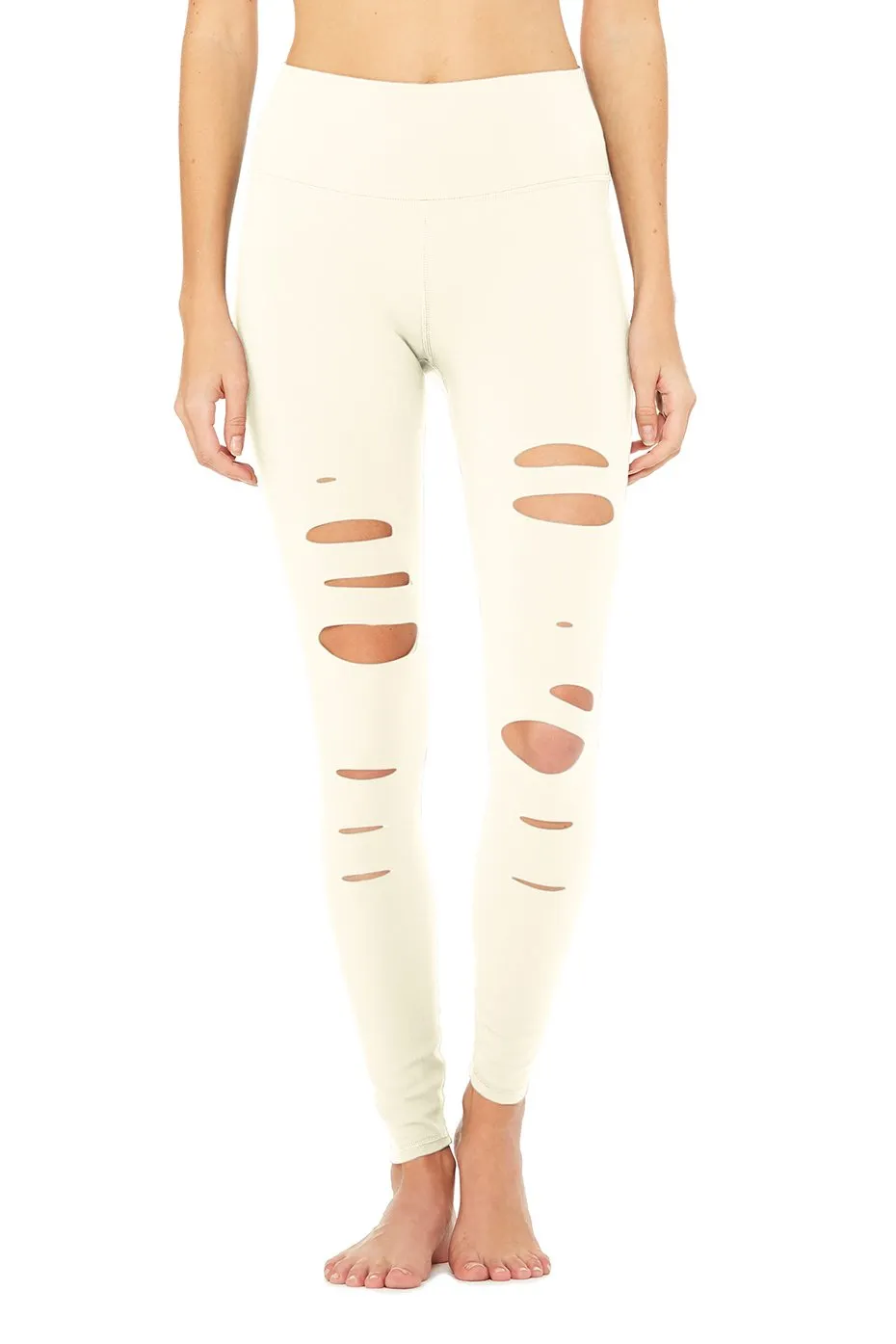 High-Waist Ripped Warrior Legging