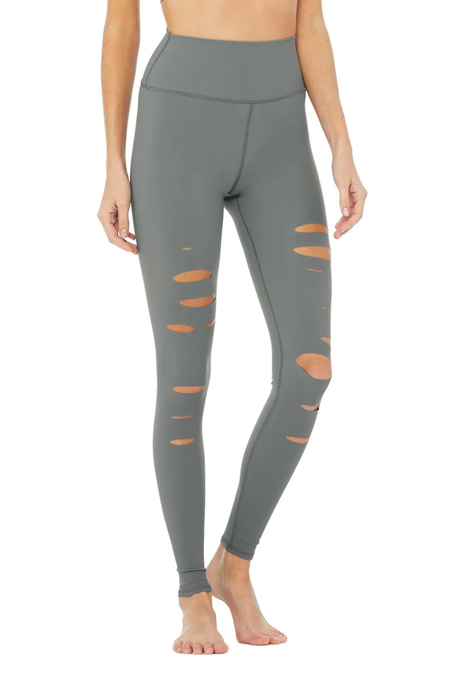 High-Waist Ripped Warrior Legging