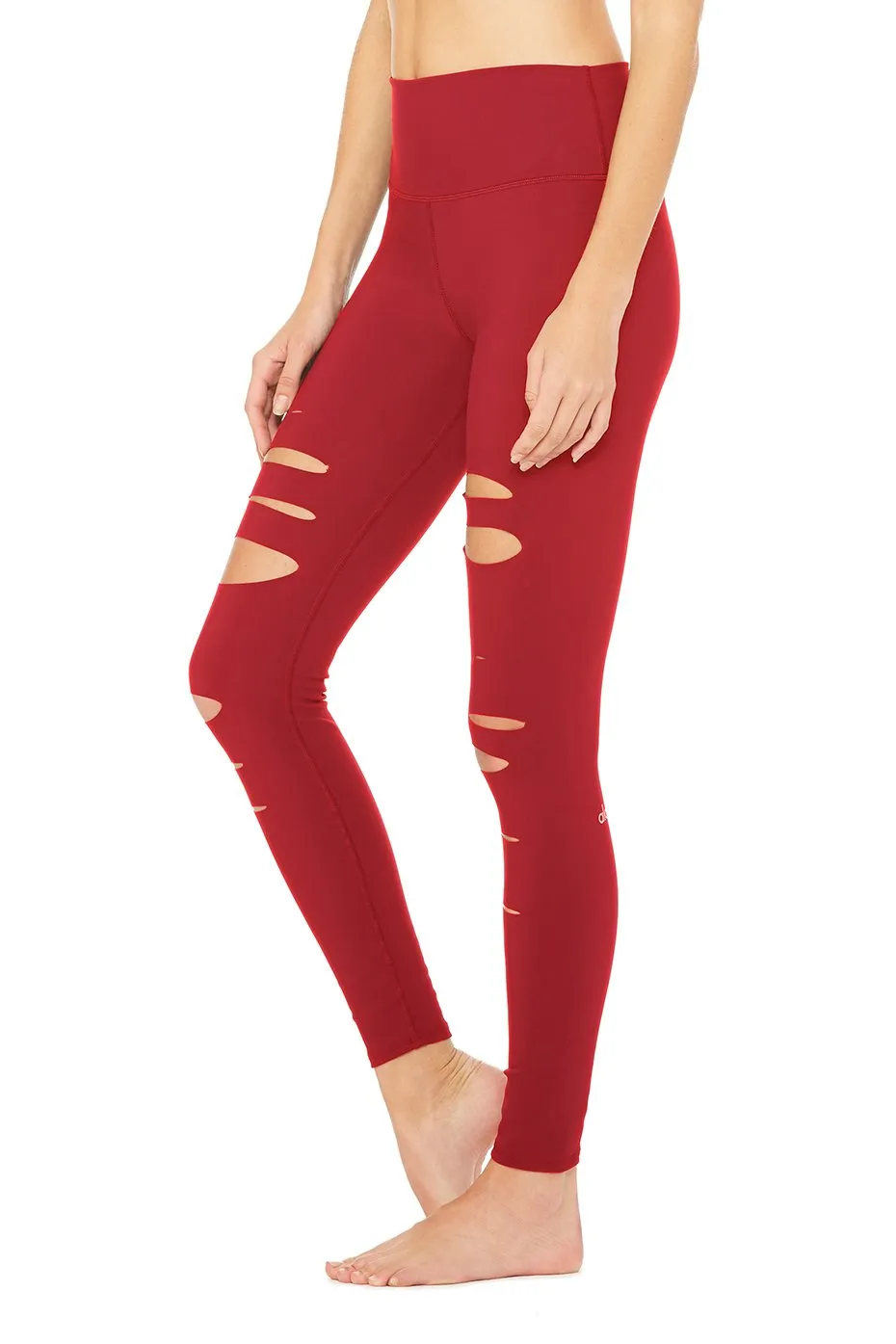 High-Waist Ripped Warrior Legging