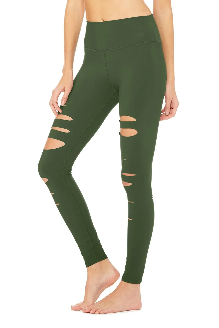 High-Waist Ripped Warrior Legging