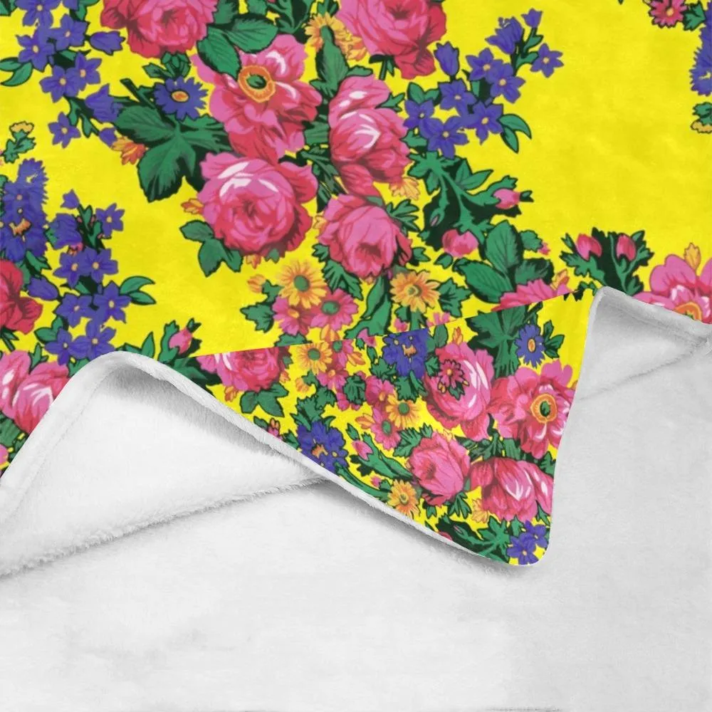 Kokum's Revenge Yellow Ultra-Soft Micro Fleece Blanket 60"x80"