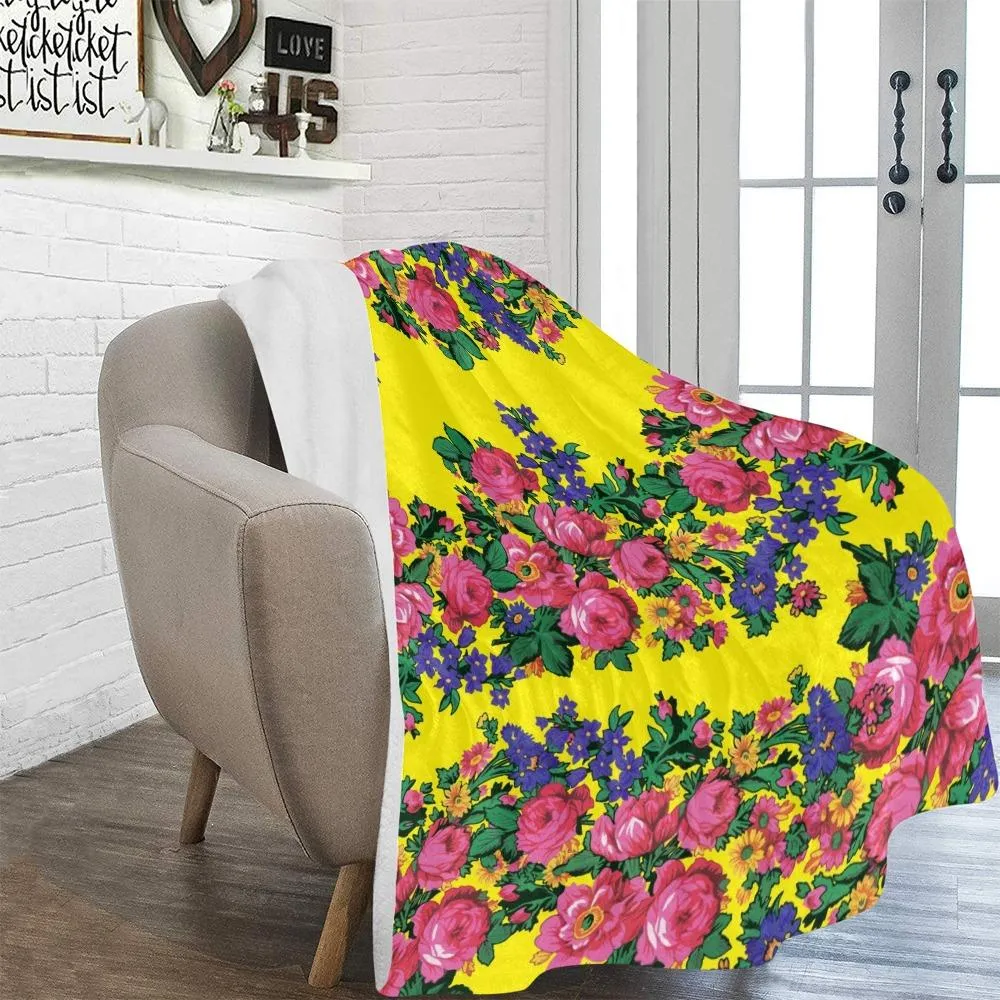 Kokum's Revenge Yellow Ultra-Soft Micro Fleece Blanket 60"x80"