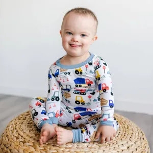 Little Sleepies - Construction Two-Piece Bamboo Viscose Pajama Set