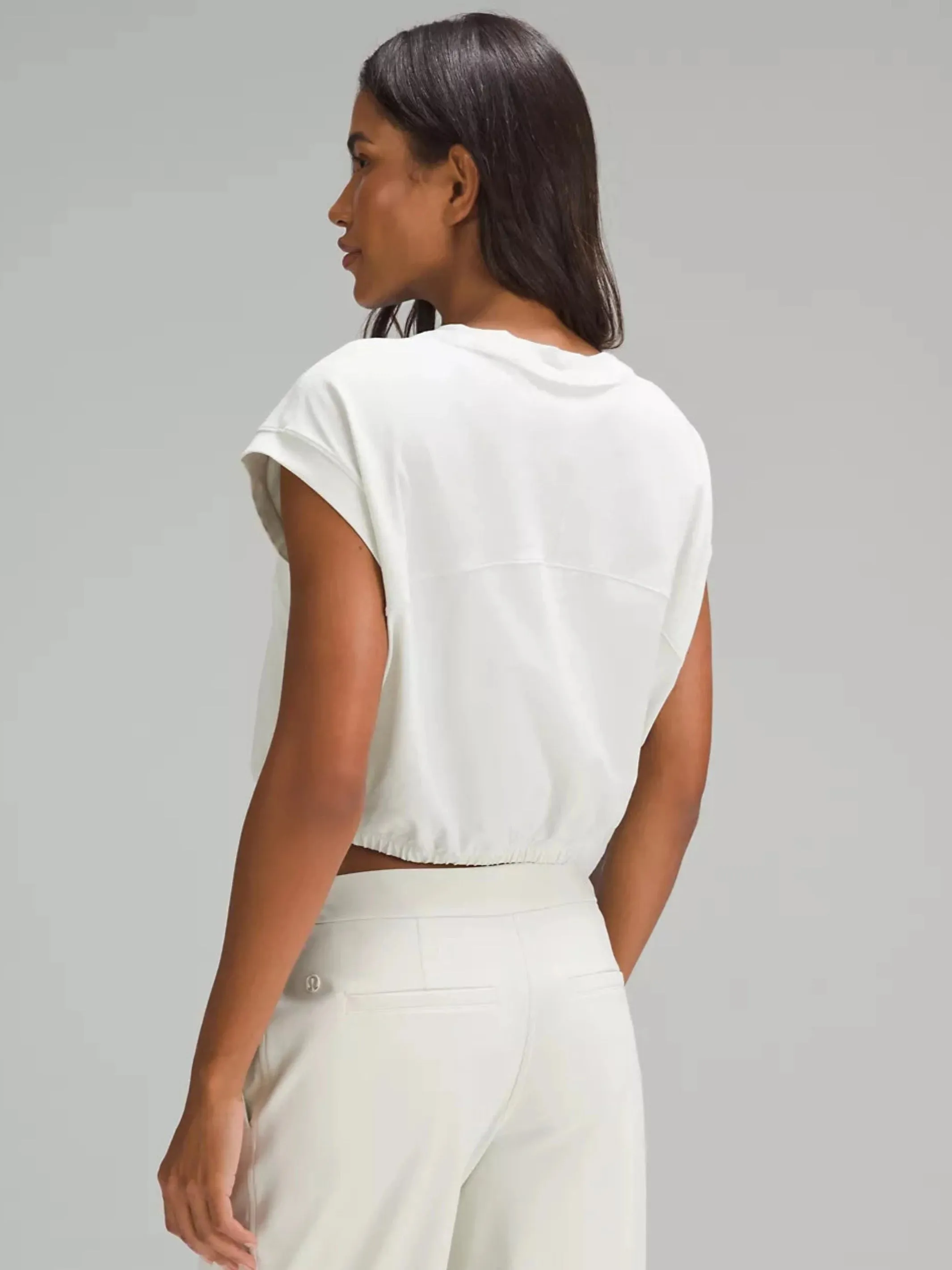 lululemon Wide-Sleeve Gathered Hem T-Shirt