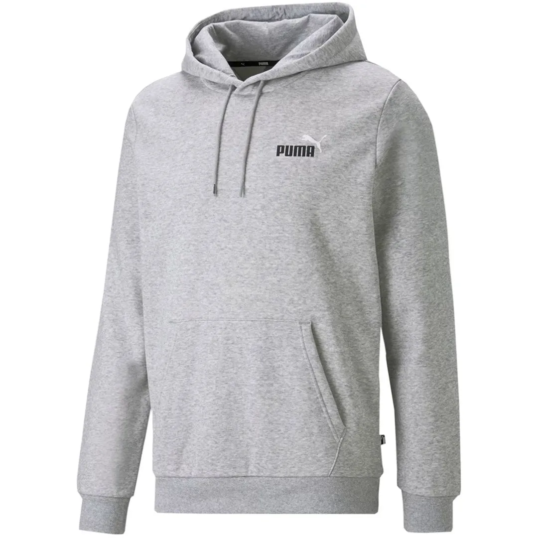Men's Puma Ess  2 Col Small Logo Hoodie Fl Grey 674471 04