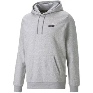 Men's Puma Ess  2 Col Small Logo Hoodie Fl Grey 674471 04