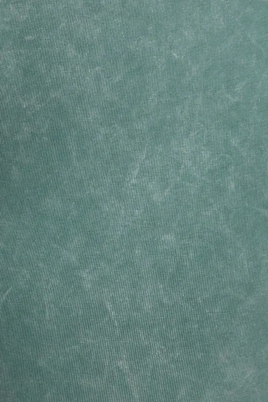 Mineral Wash Bell Bottom Soft Pants, Emerald