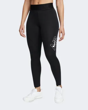 Nike Air High Waisted Women Lifestyle Tight Black
