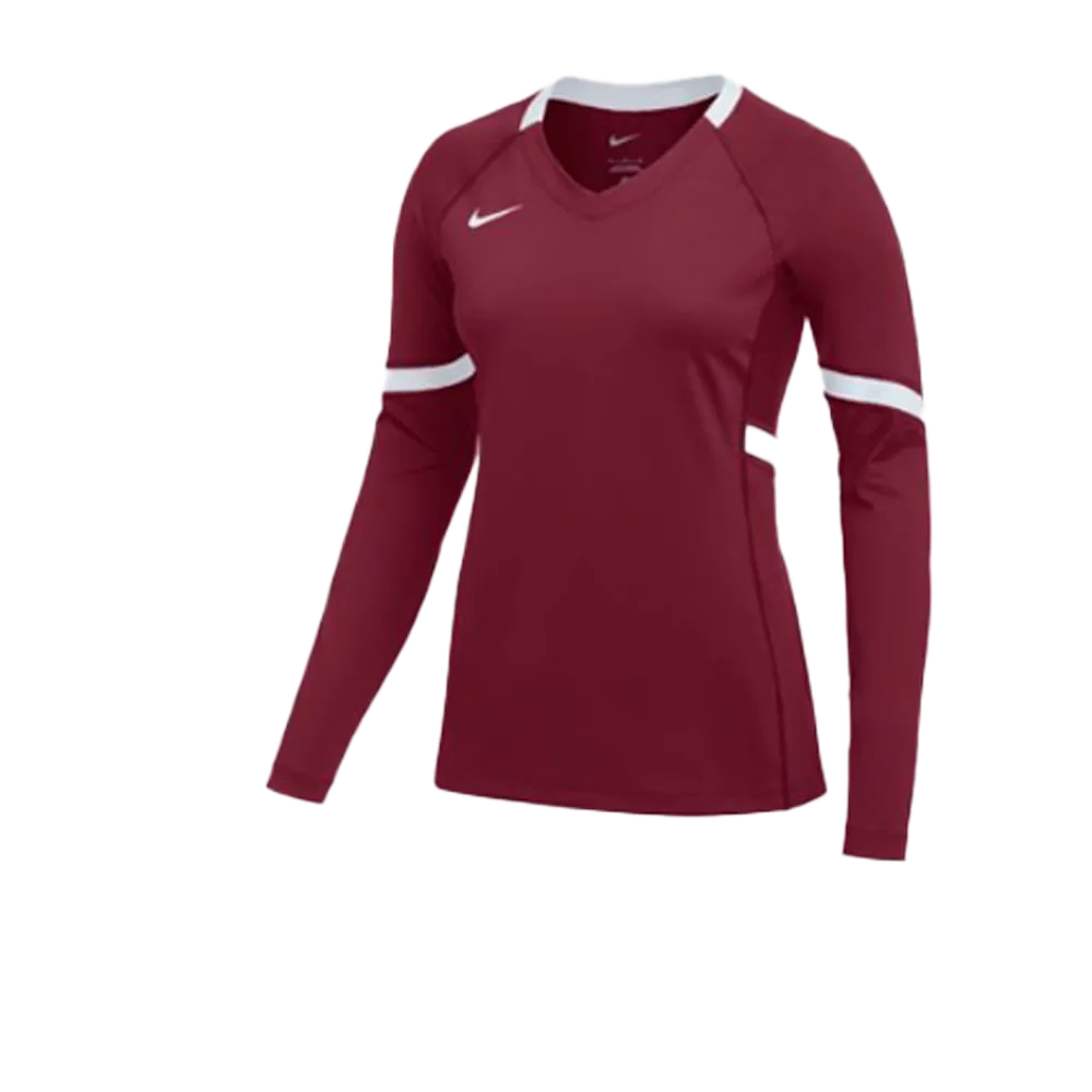 Nike Women's Stock Elite LS Jersey (Slim Fit)