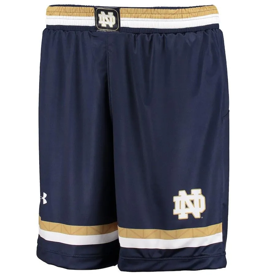 Notre Dame Fight Irish Under Armour Navy Replica Lacrosse LAX Performance Shorts