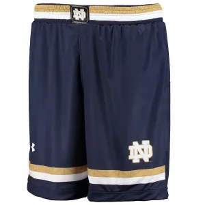 Notre Dame Fight Irish Under Armour Navy Replica Lacrosse LAX Performance Shorts