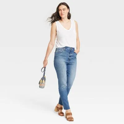 Open Box - Women's High-Rise 9's Slim Jeans - Universal Thread