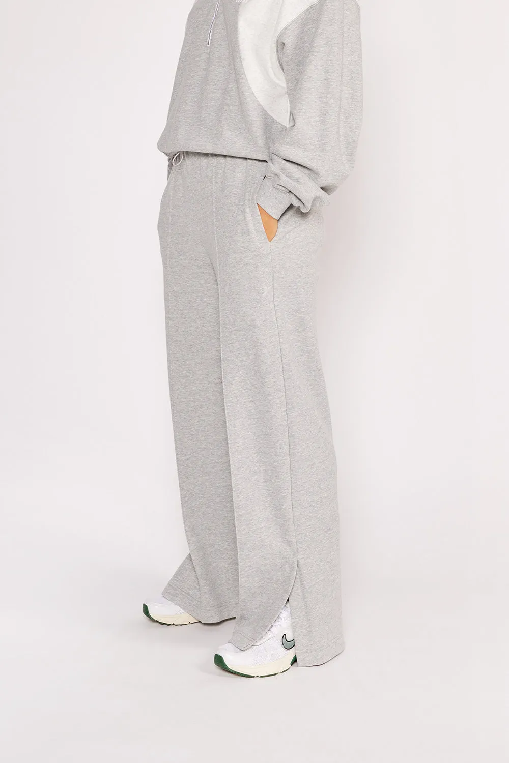 Paige wide leg pant heather gray