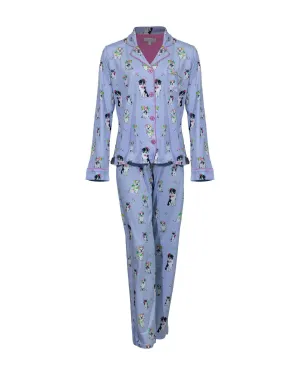 Playful Puppy Print PJ Set