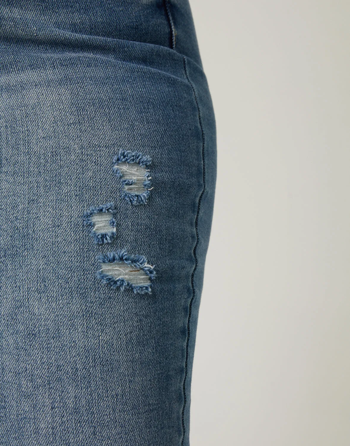 Plus Size Slim Straight Jeans