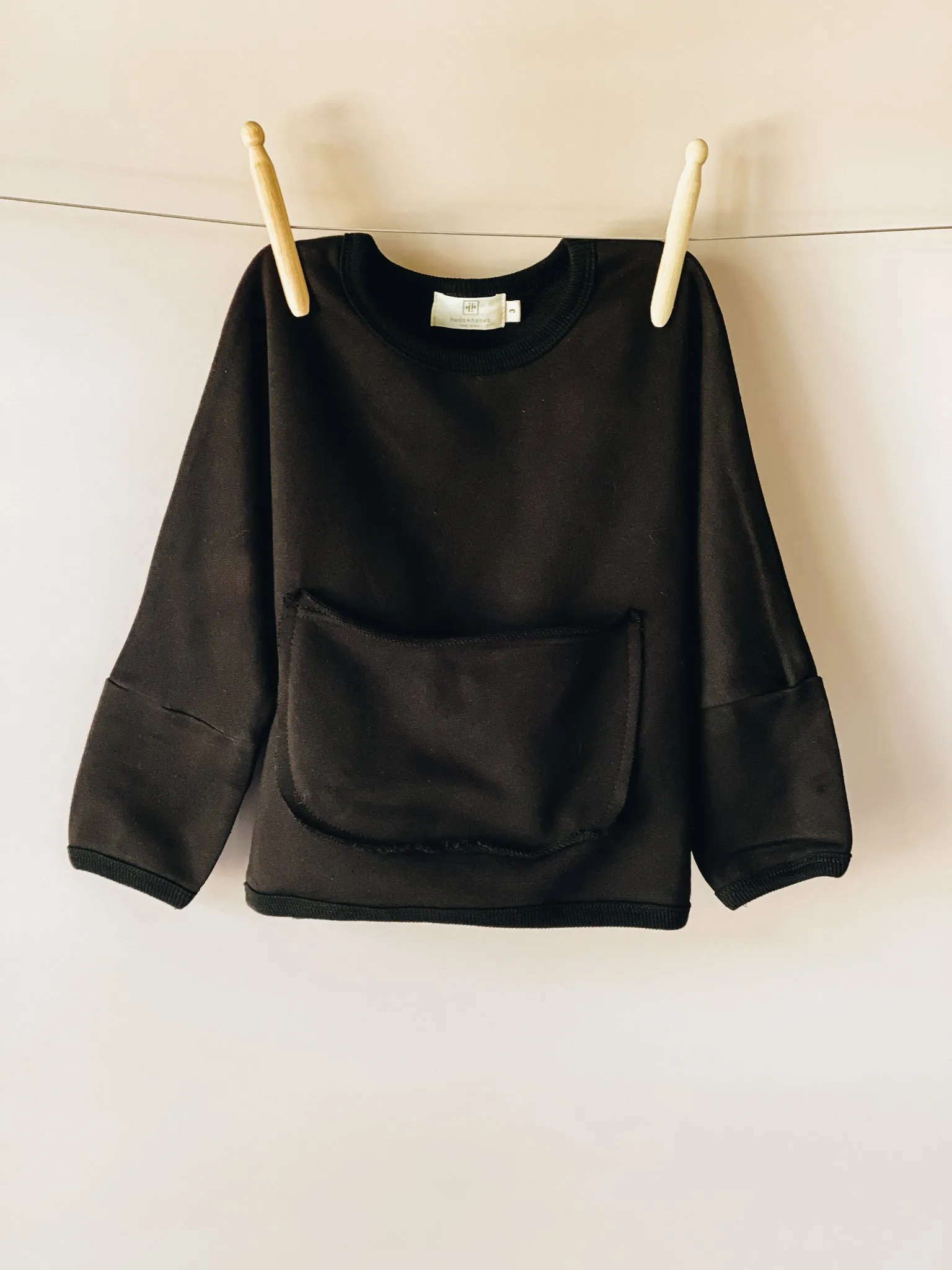Pocketed Terry Sweater