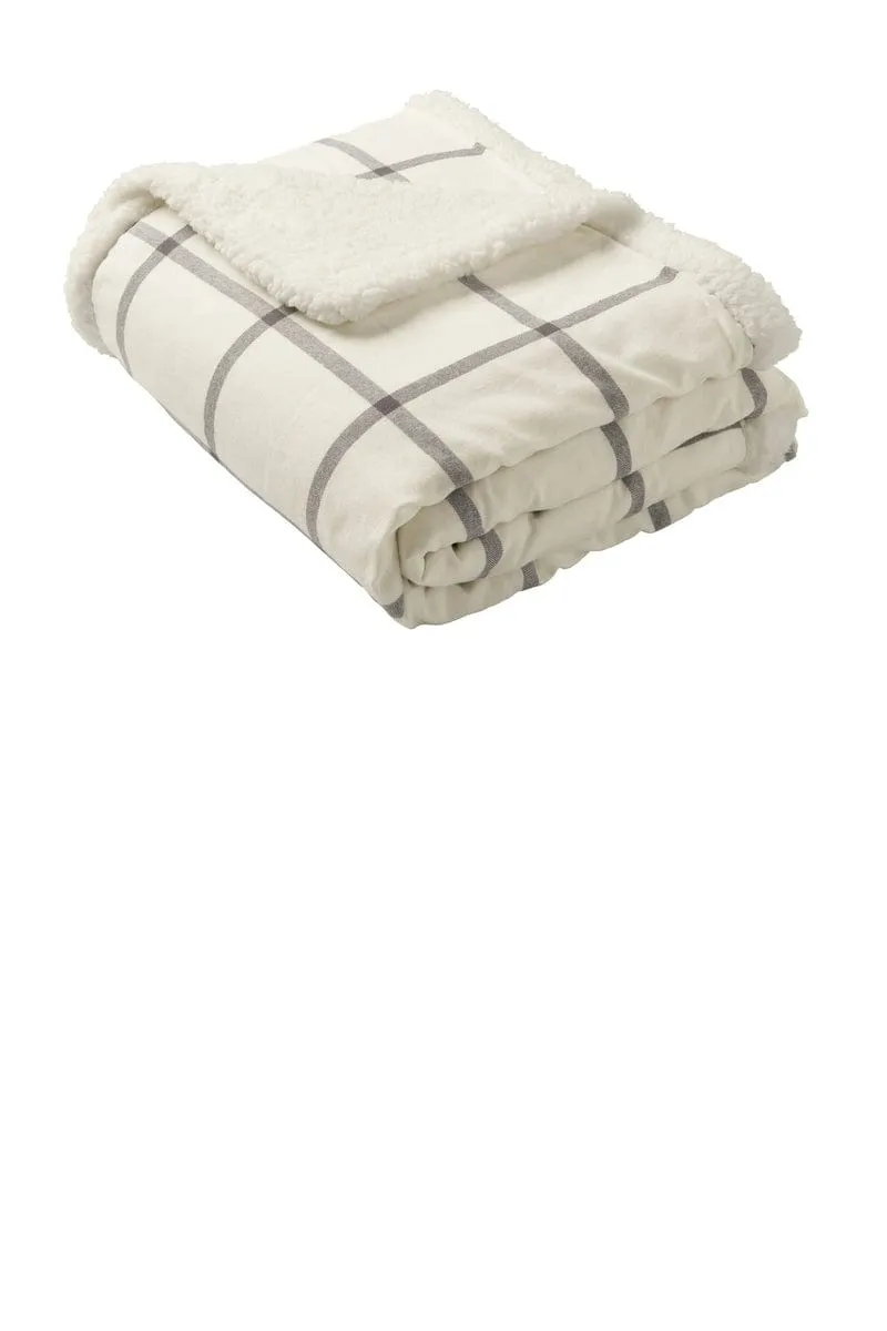 Port Authority  ®  Flannel Sherpa Blanket. BP43