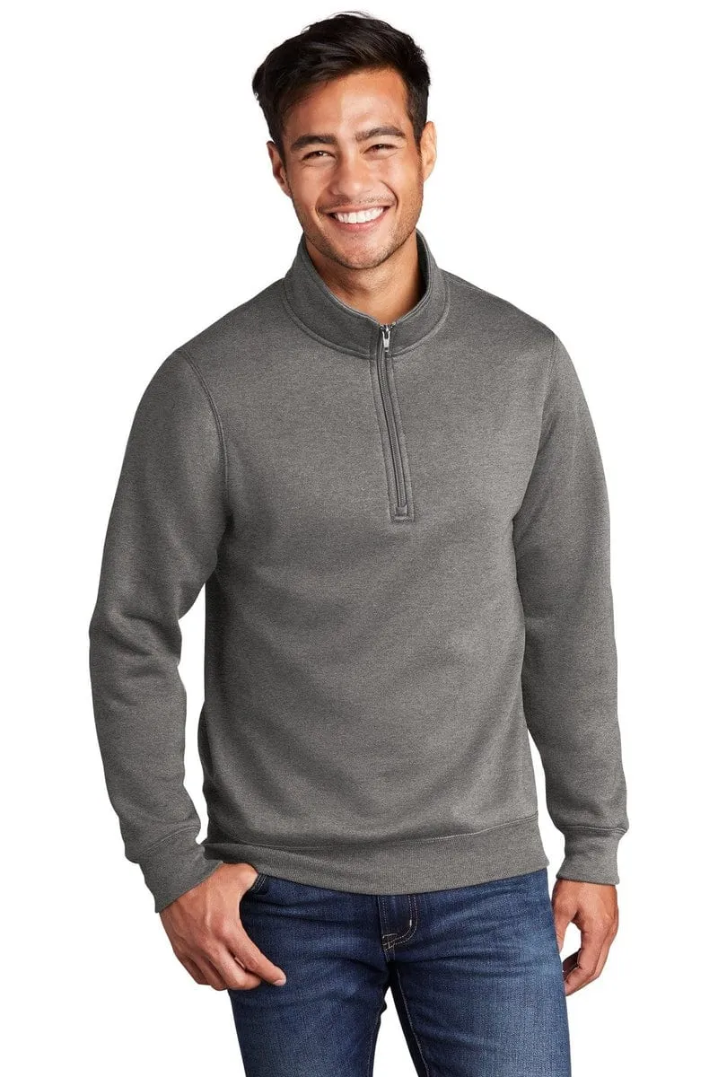Port Company Core Fleece 1/4-Zip Pullover Sweatshirt PC78Q