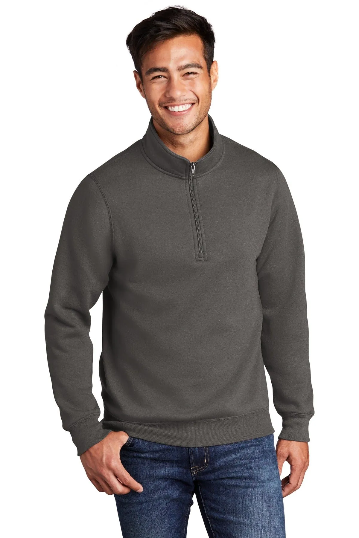 Port Company Core Fleece 1/4-Zip Pullover Sweatshirt PC78Q